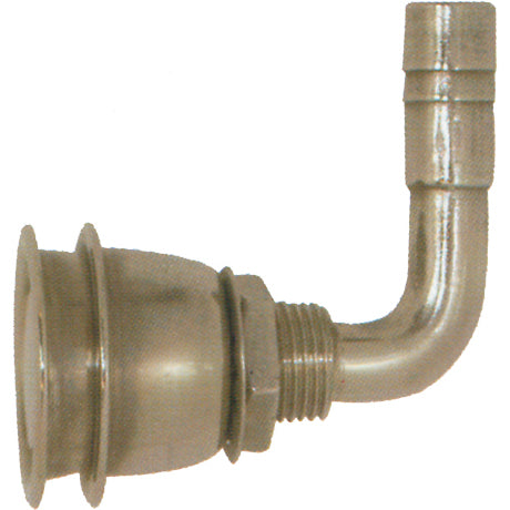 Tanklufter Flushmontert syrefast, 90 grader