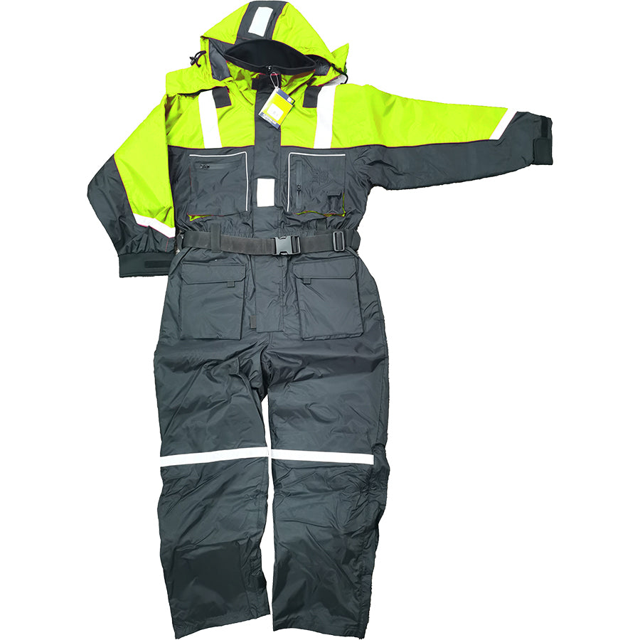 Flytedress, Sort/Fluor gul - 1852