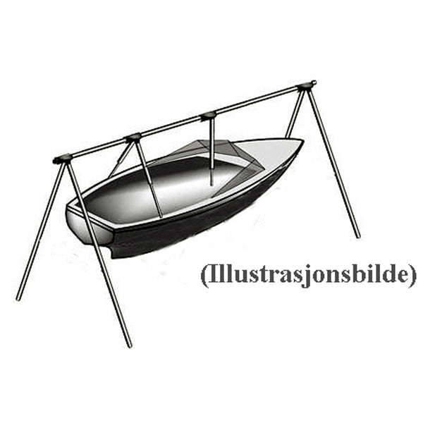 Bakkestativ i aluminium m/bag