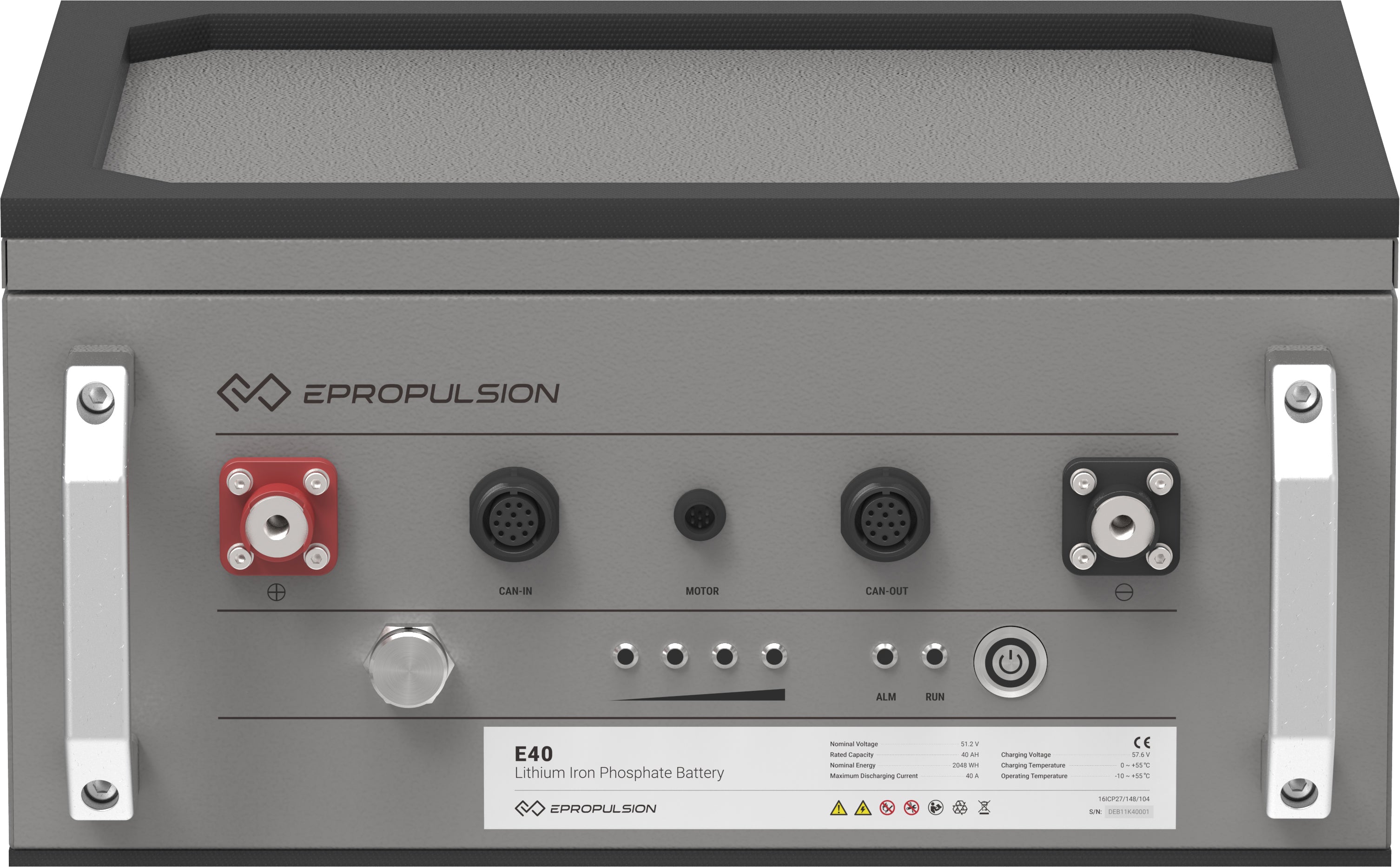 ePropulsion E-Series batteri til elektriske båtmotorer