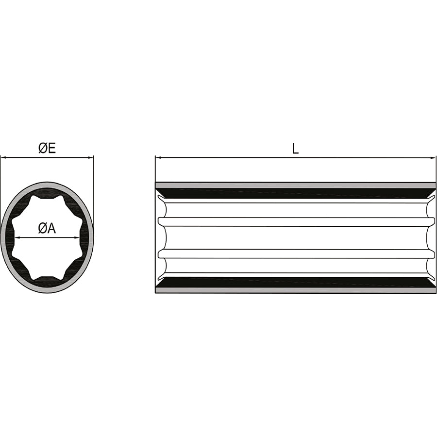 Vannsmurt gummilager i kompositt