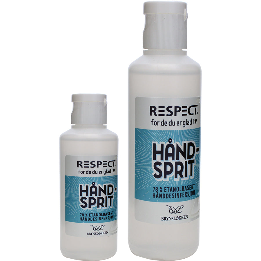 Håndsprit - desinfeksjon - Respect