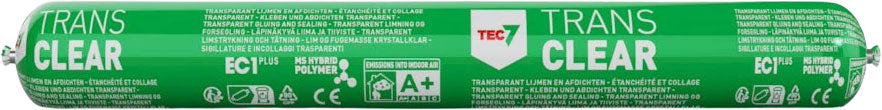 Trans Lim Tec7 Trans Lim og fugemasse 600ml pølse clear