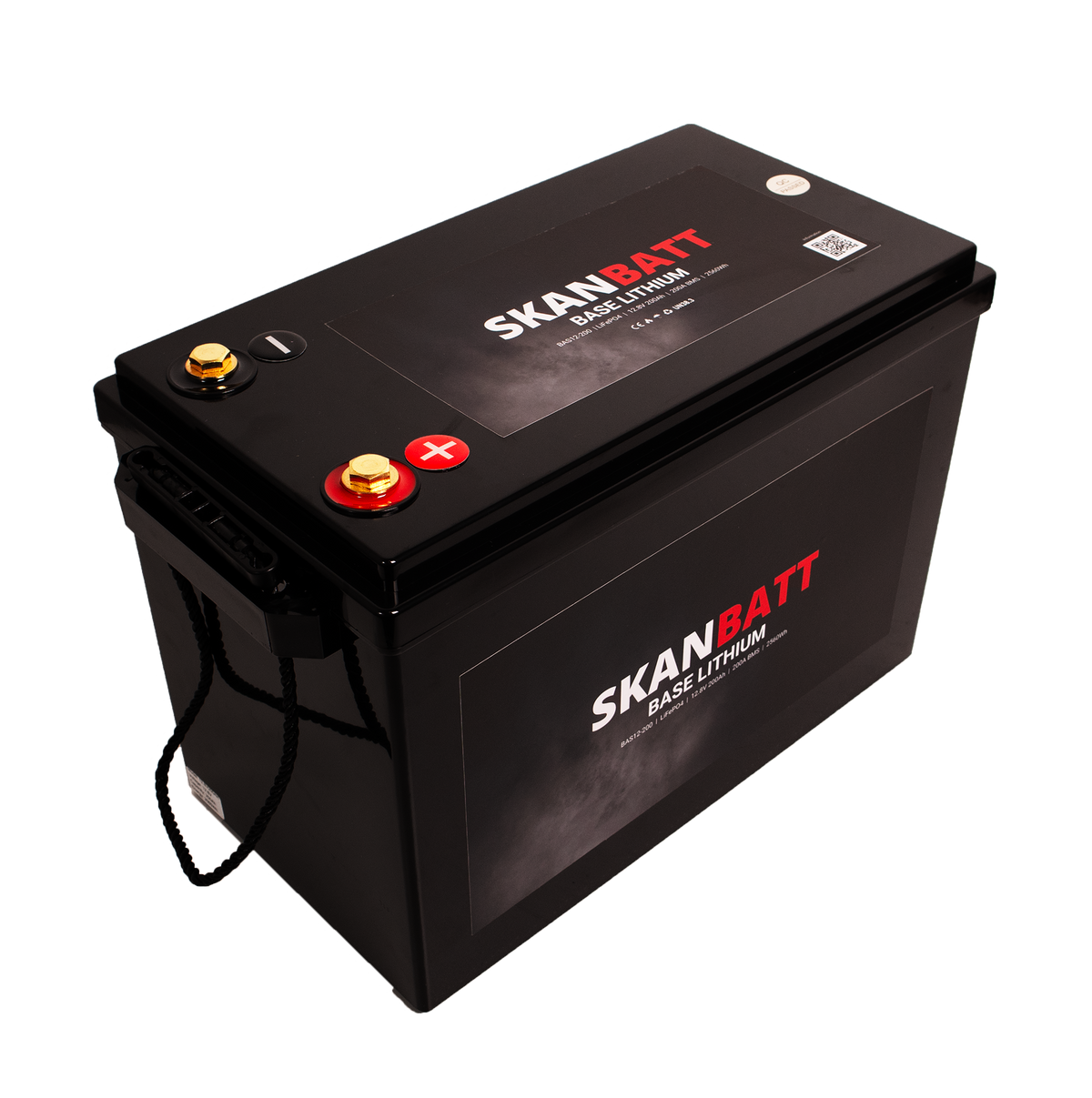 SKANBATT Base Lithium - 12V 200Ah 200A BMS
