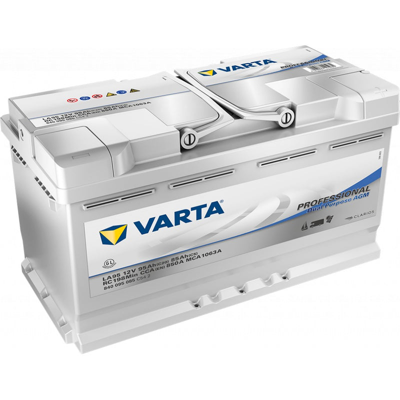 VARTA Fritidsbatteri 12V 95AH AGM 850CCA
