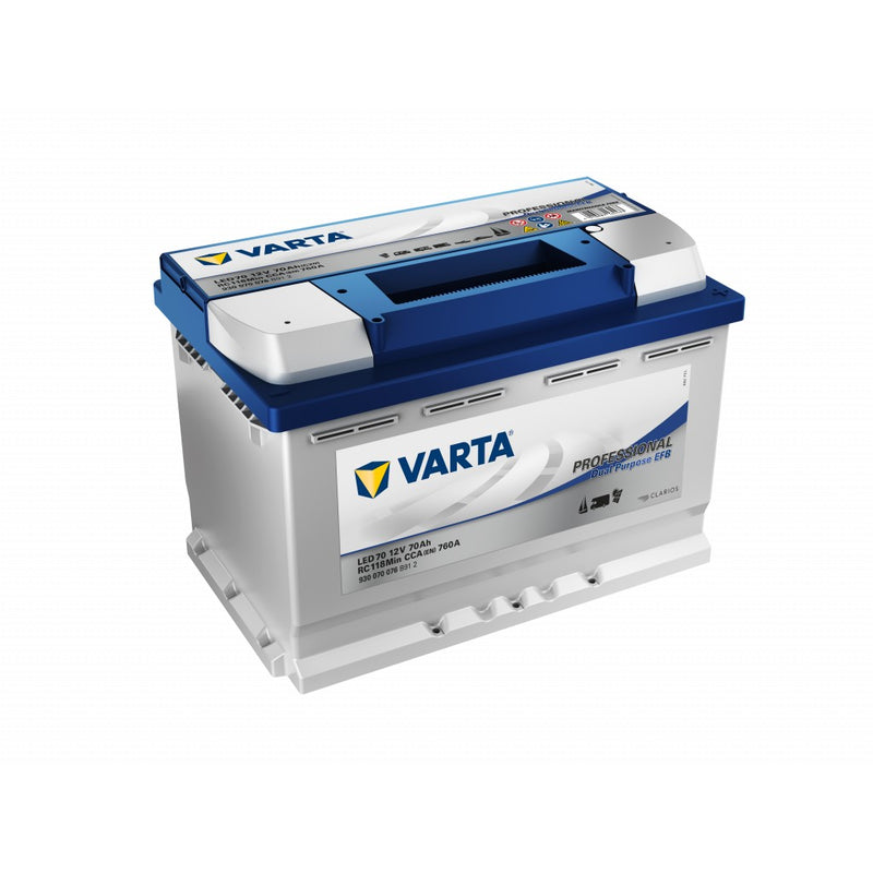 VARTA Fritidsbatteri EFB Batteri 12V 70AH 760CCA