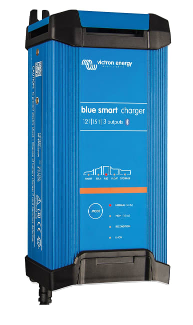 VICTRON Blue Smart IP22 Batterilader 12V 15A 3-kanaler
