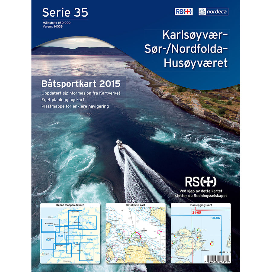 Kart papir båtsport Serie 1-40