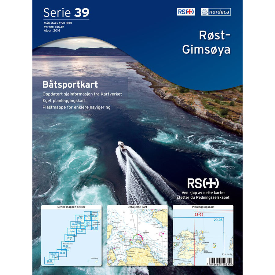 Kart papir båtsport Serie 1-40
