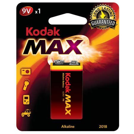 Alkalisk batteri 9V, 1 stk - Kodak