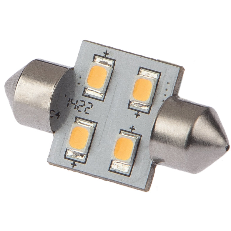 LED pinol pære 31mm 10-30VDC 0,8/8 W