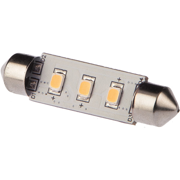 LED pinol pære 42mm 10-35VDC 0,6/5 W