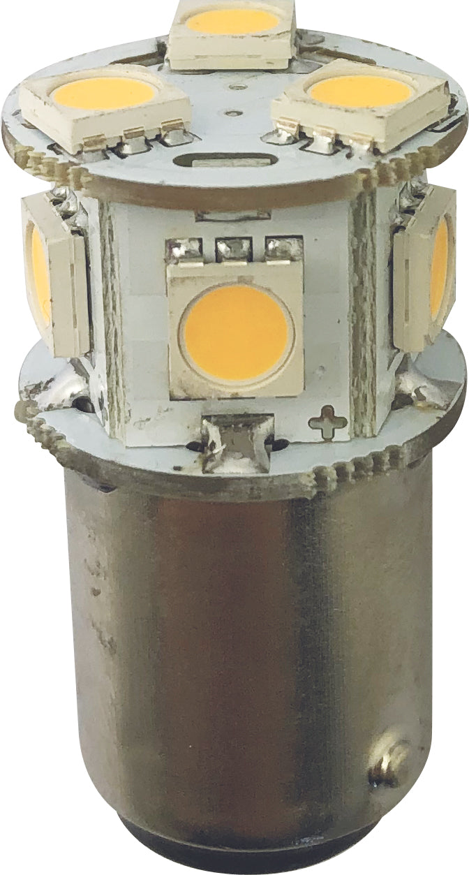 1852 LED bajonet BA15D/BA15 Ø19x33mm 10-35vdc 1,4/10W