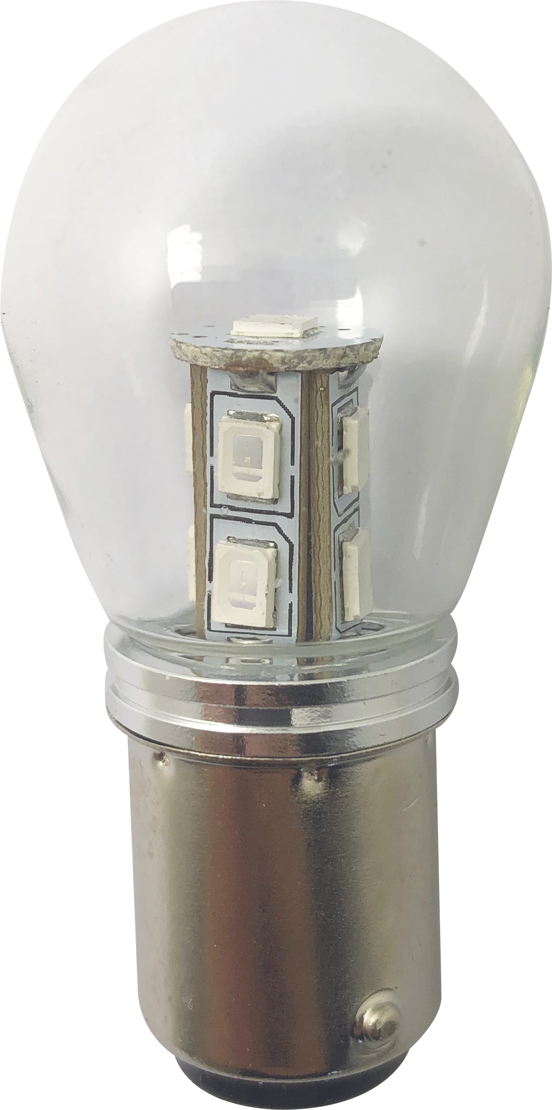 1852 LED lanternepære BAY15D Ø25x48mm 10-35Vdc 1,2/15W