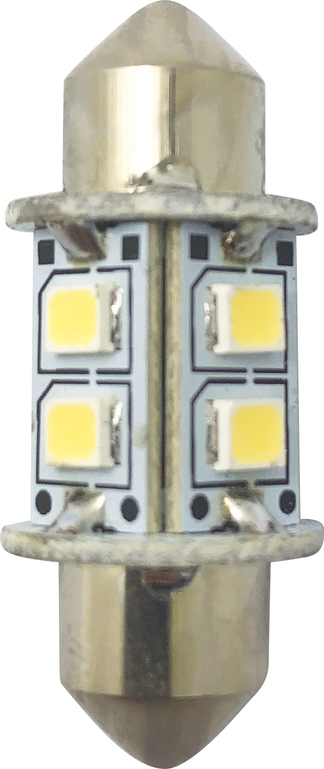 1852 LED lanternepære festoon   2-pk