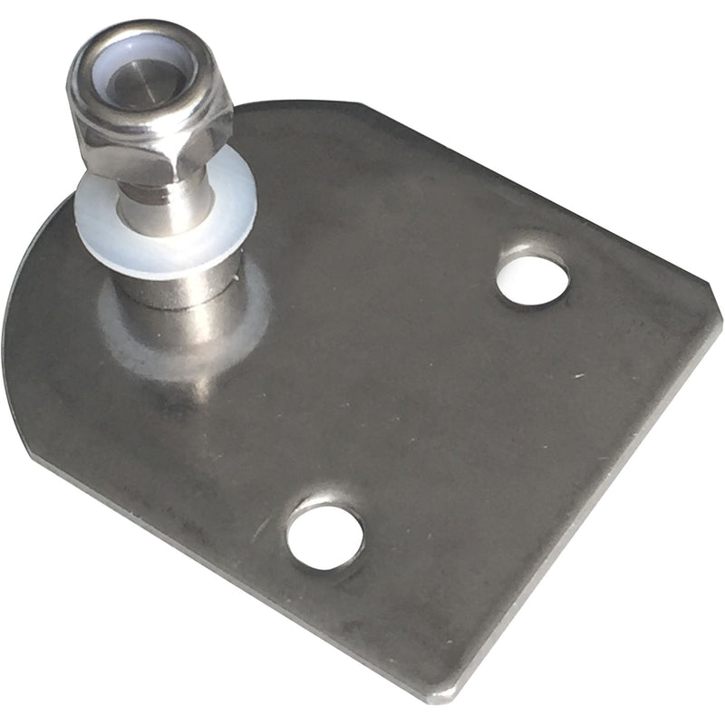 Gassdemperbrakett 316, 48x58mm -  8 mm