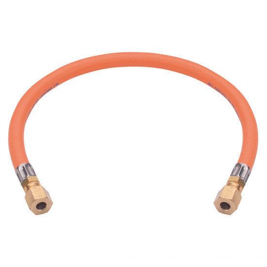 Gasslange 0,6 meter, 8 mm rør
