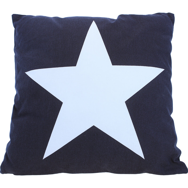 Pyntepute Big Star, marineblå 40 cm