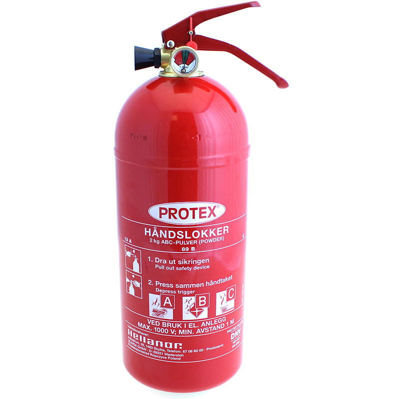 Brannslukker Protex 2 kg, PD2G
