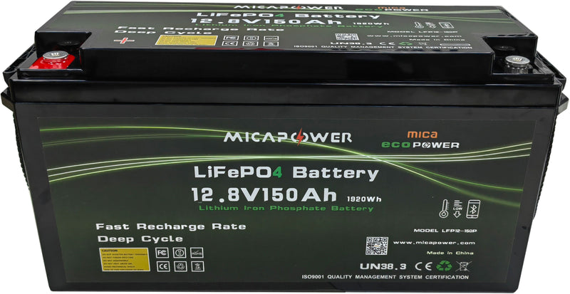 Litiumbatteri PRO m/varme og bluetooth 12V 100Ah