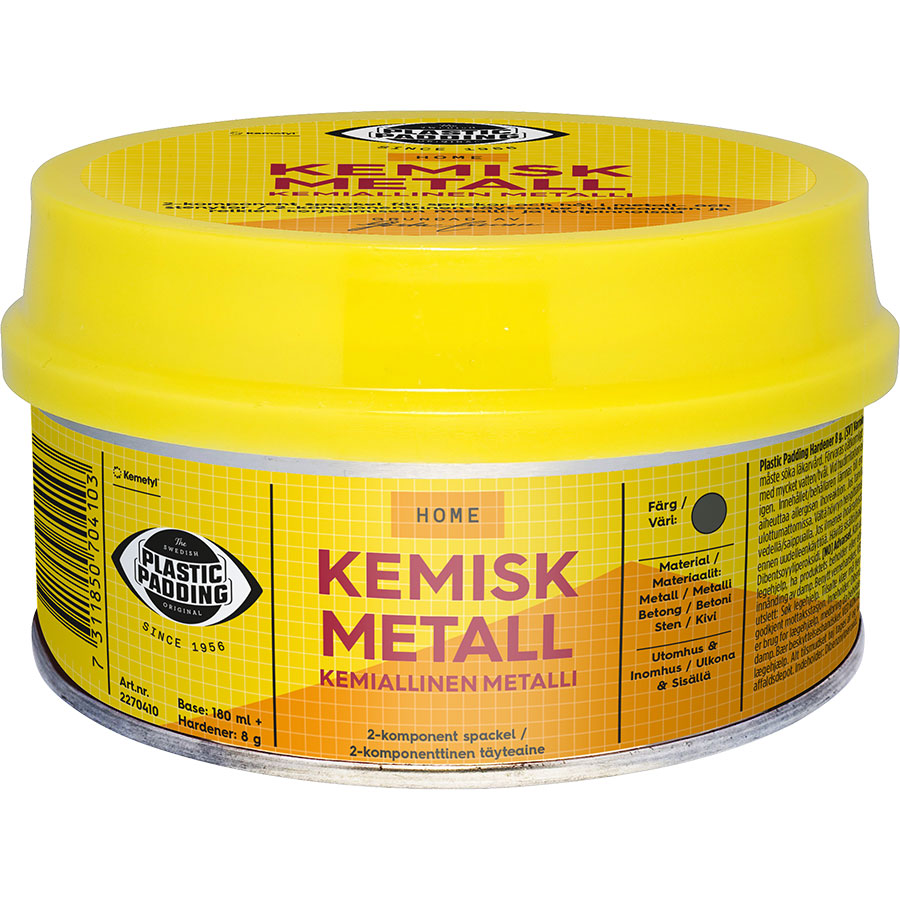 Kjemisk metall  180ml - Plastic Padding