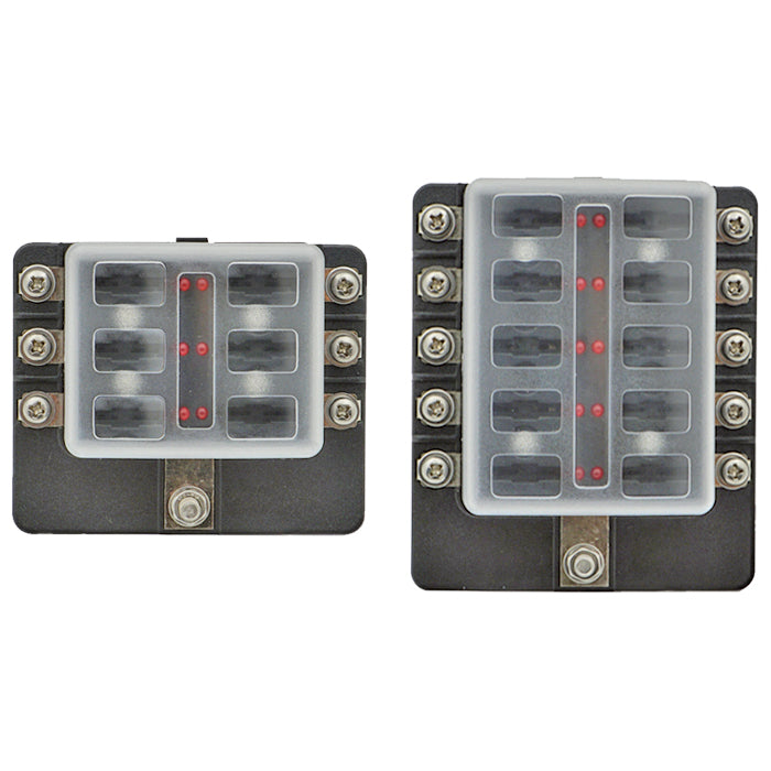 Sikringsholder med LED indikator
