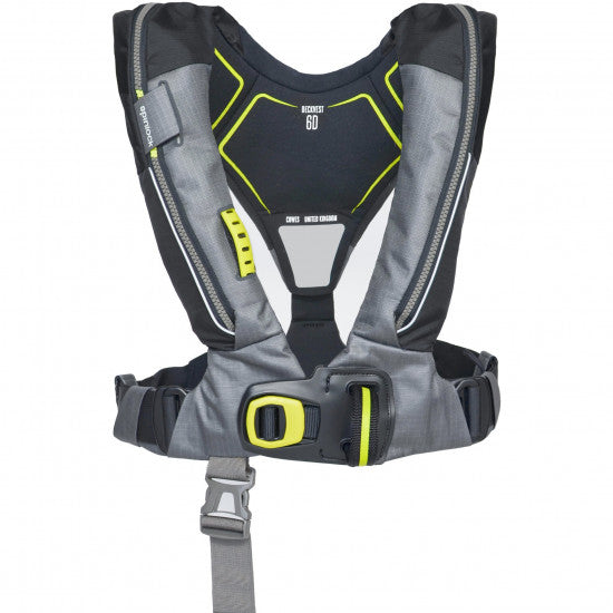 Deckvest 6D Black with Fitted HRS system